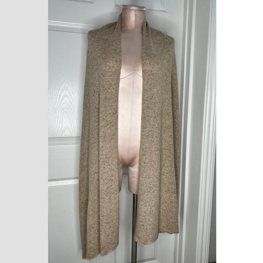 Autumn Cashmere Taupe Scarf Wrap Sz One Size - Picture 3 of 14